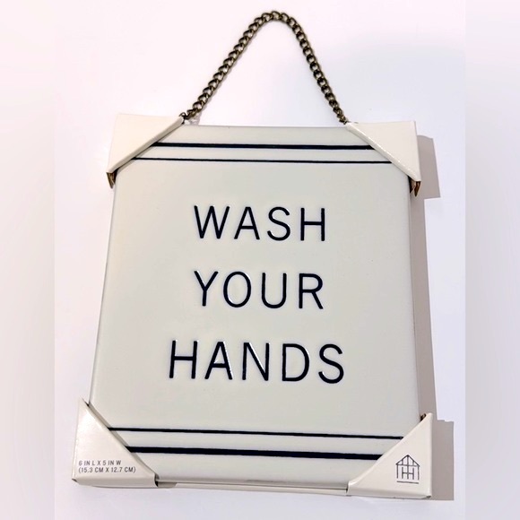 NWT! Hearth & Hand With Magnolia Stoneware Wall Sign - Picture 1 of 7